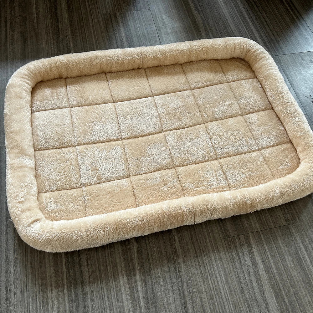 Dog Bolster Bed Mat Washable Crate Mattress Non Slip Pet Mat Dog Cushion Washable Pet Mattress