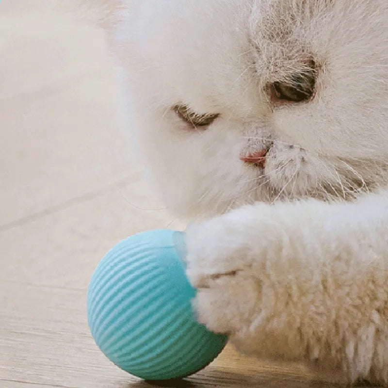 Smart Cat Toys Automatic Rolling Ball Electric Cat Toys Interactive For Cats Training Self-moving Kitten Toys Pet Accessories