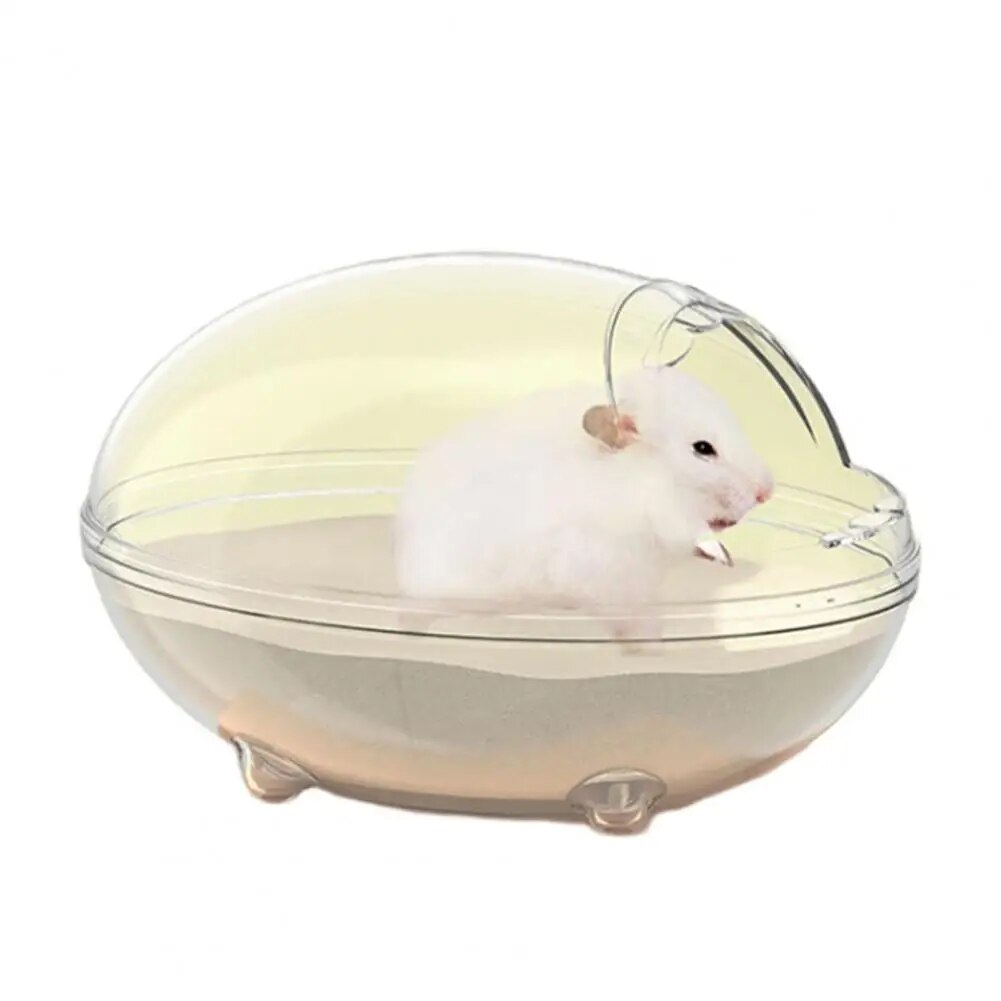 Hamster Bathroom Practical Cartoon Shape Splash-proof Small Animals Supplies Hamster Washroom Hamster Bathroom