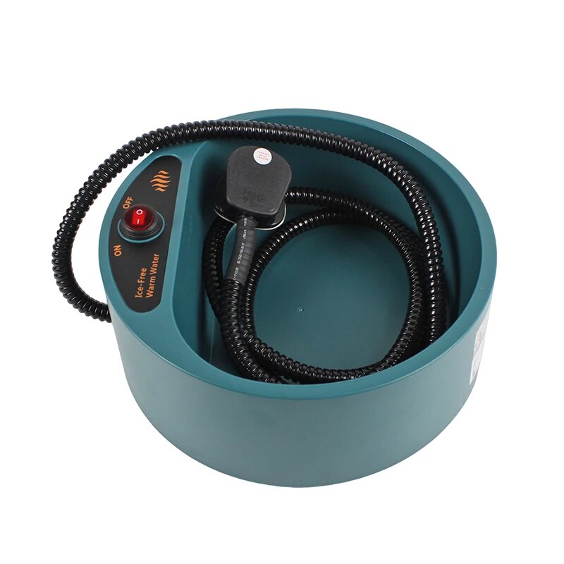 Winter Electric Pet Self Heated Dog Water Bowl Outdoors Heated Feed Bowl Constant Temperature Anti Icing Pet Feeding Accessories