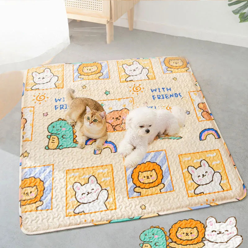 Dog Mats for Floors Pet Playpen Kennel Crates Mat Cat Puppy Cushion Reusable Washable Training Pee Pads Travel Car Mats for Dogs