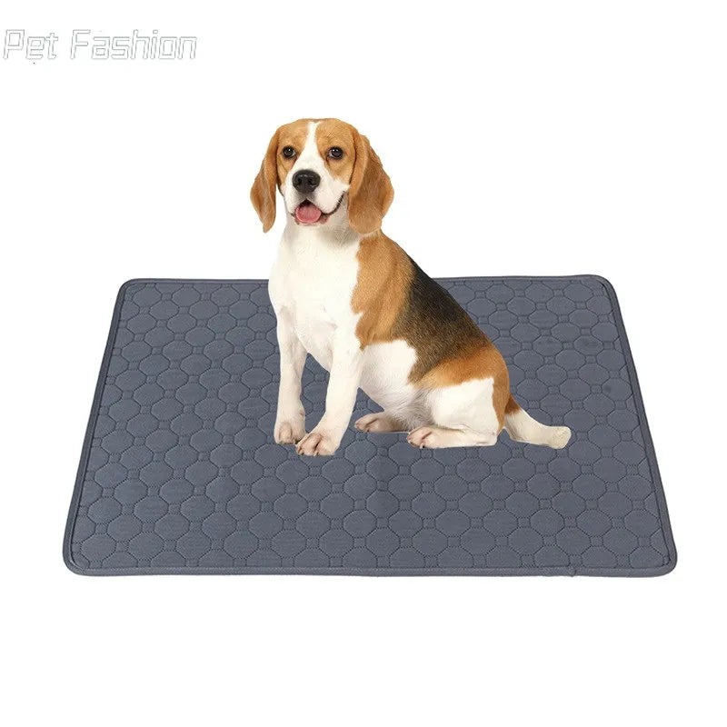 Reusable Washable Waterproof Pet Mat and Potty Training Mat For  Housebreaking Your Pet- 100% Soft Quilted Cotton Pet Mat With Bold Colors -  Machine