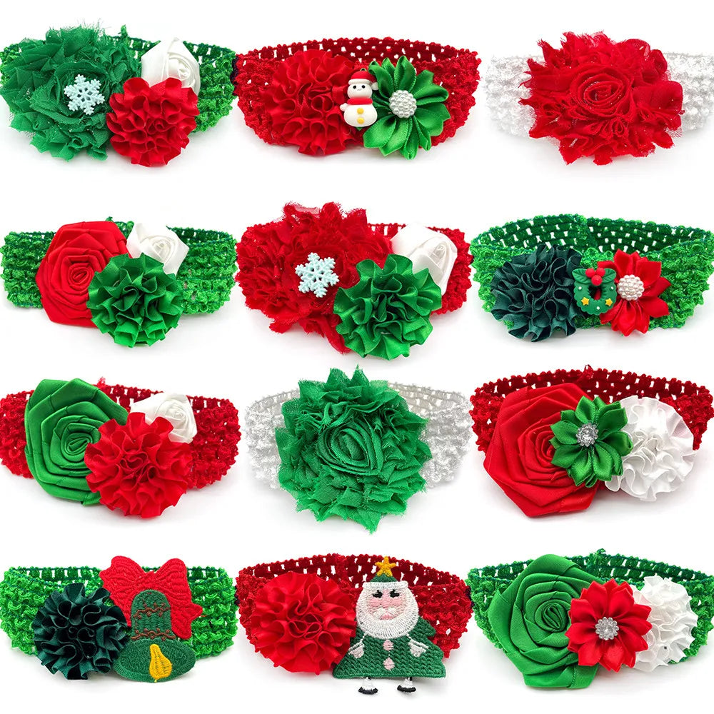 New Pet Dog Bow Tie Christmas Pet Accessories for Small Middle Large Dogs with Elastic Band Dog Neckties Xmas Grooming Product