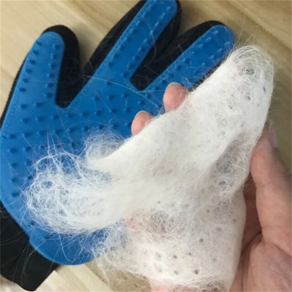 Silicone Dog Grooming Glove Cat Hair Remover Brush Comb Deshedding Pet Bath Home Cleaning Massage Gloves Animal Supplies